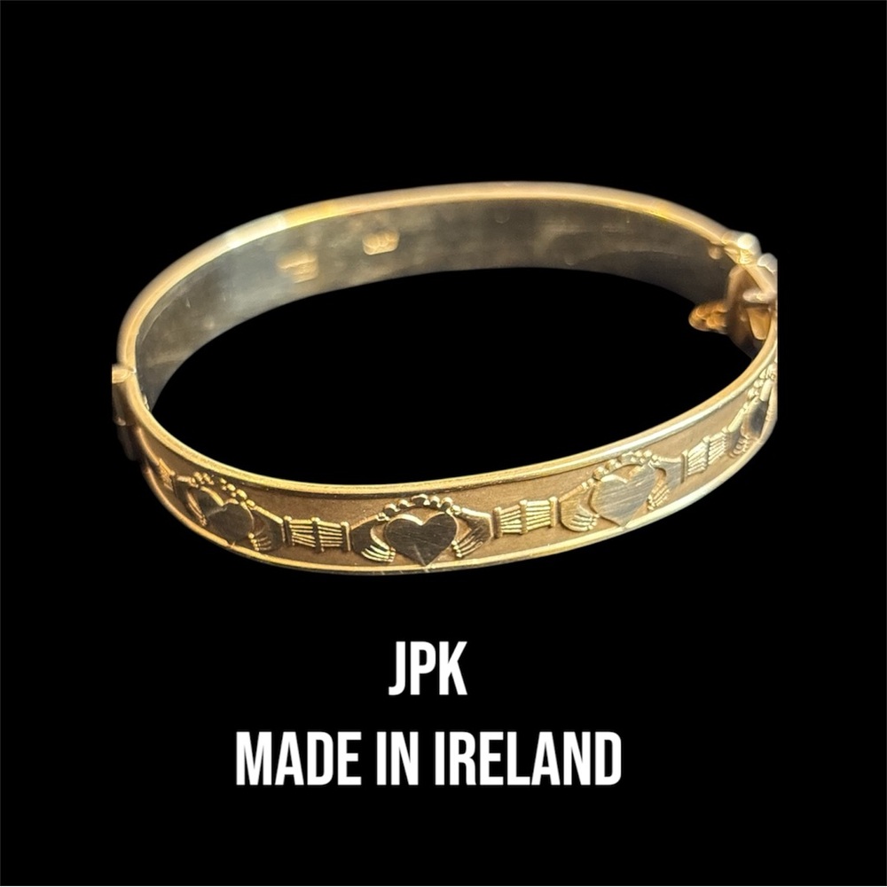Gold over Sterling IRISH BRACELET